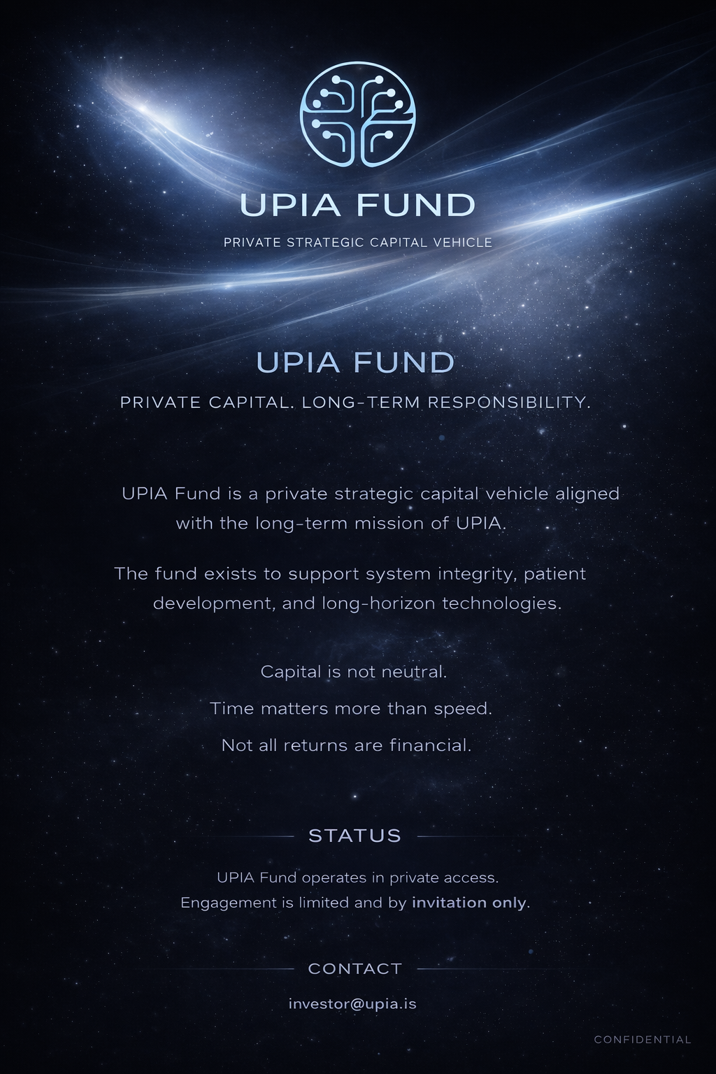 UPIA Fund Status